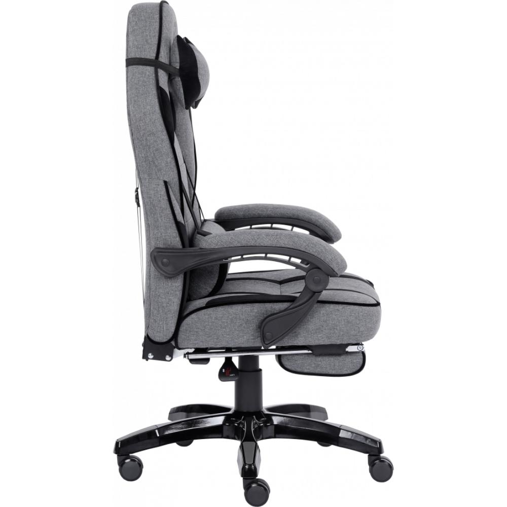 Кресло GT RACER X-2749-1 Fabric Gray/Black Suede Материал корпуса металл