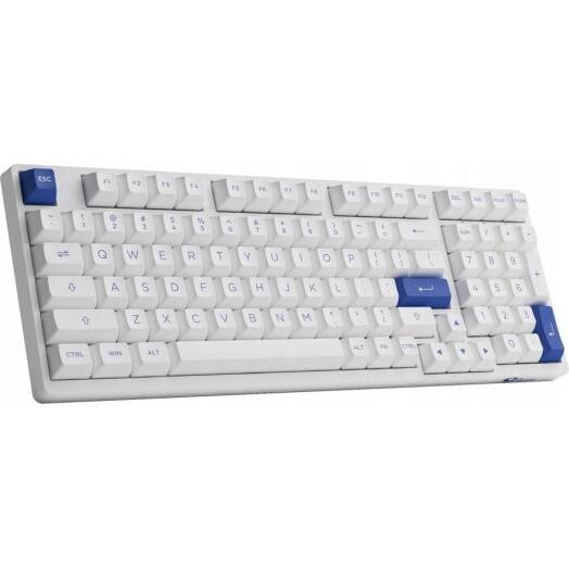 Клавіатура AKKO 3098N Blue&white TTC Honey Switch RGB (6925758618335) Конструкція механічна