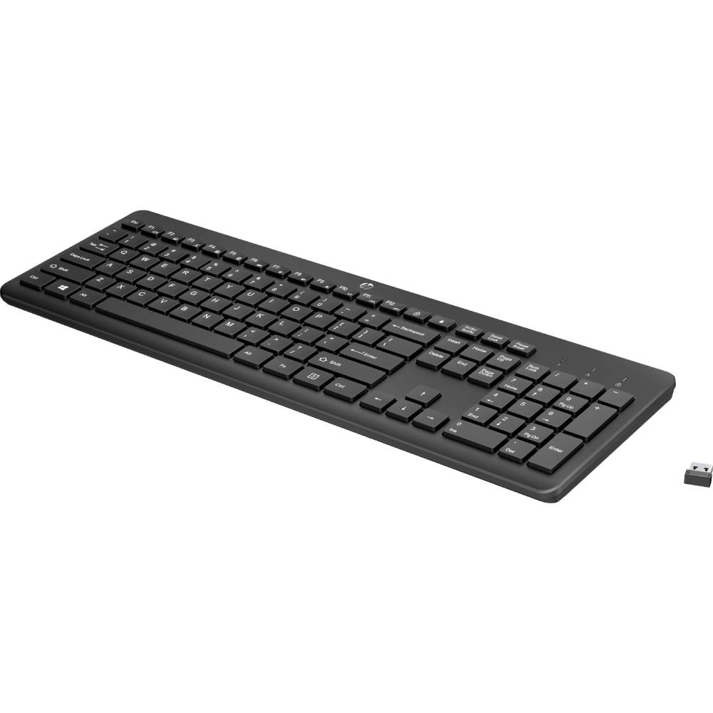 Клавиатура HP 230 WL UKR Black (3L1E7AA) Конструкция мембранная