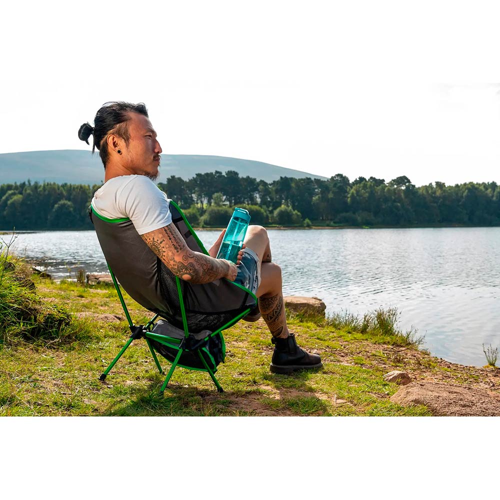 Стілець розкладний HIGHLANDER Ayr Chair Green Grey (FUR103-G.G) Розмір у складеному вигляді упаковка 30 x 14 x 11