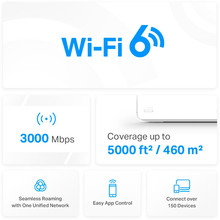 Mesh Wi-Fi система MERCUSYS HALO H80X 3PK AX3000 MESH (HALO-H80X-3-PACK)