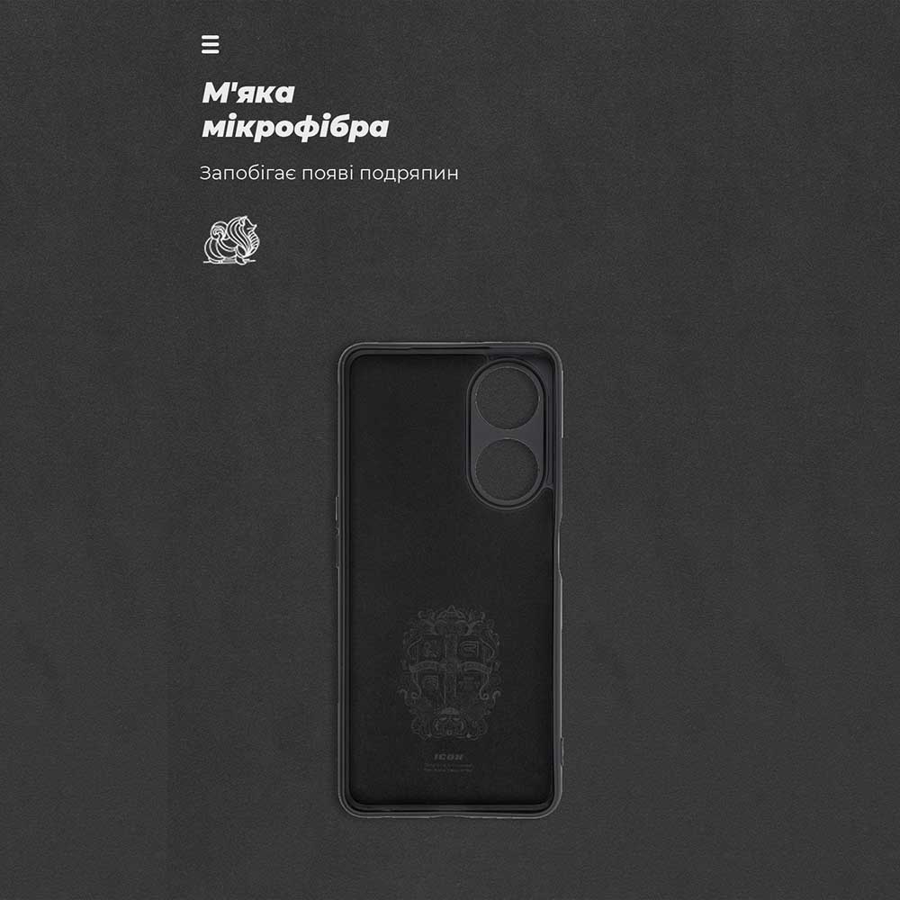 Чохол ARMORSTANDART ICON Case для OPPO A98 5G Camera cover Black (ARM68572) Колір чорний
