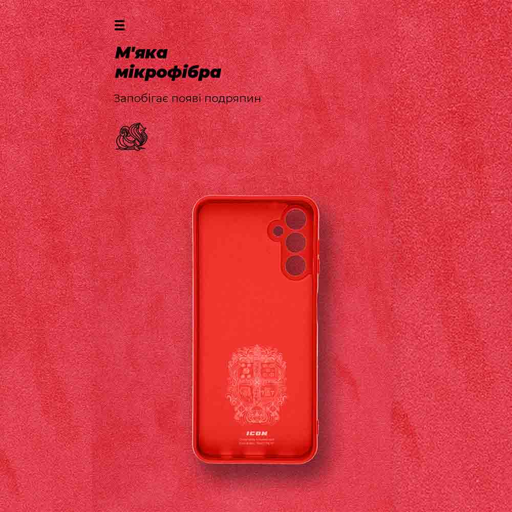 Чохол ARMORSTANDART ICON Case для Samsung A14 4G/A14 5G Camera cover Red (ARM66170) Тип чохол-накладка