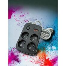 Сетевой фильтр XOKO SP-4-2-1 4 розетки 3 USB 2м Black (XK-SP-4-2-1-BK)