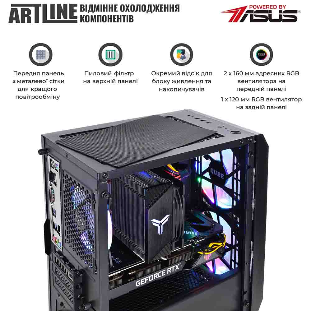 Комп'ютер ARTLINE Gaming X75v67 Чіпсет Intel® B660