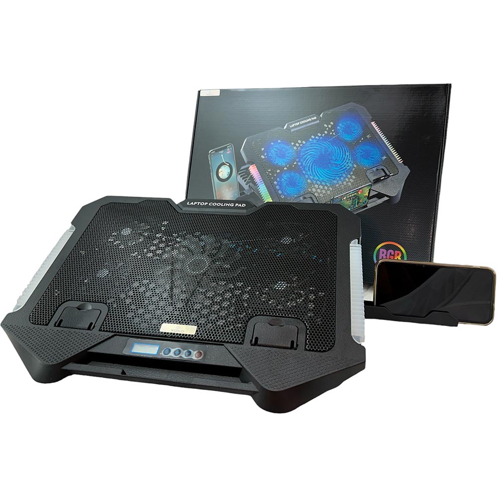 Підставка для ноутбука XOKO NST-051 RGB Black (XK-NST-051RGB-BK) Матеріал пластик