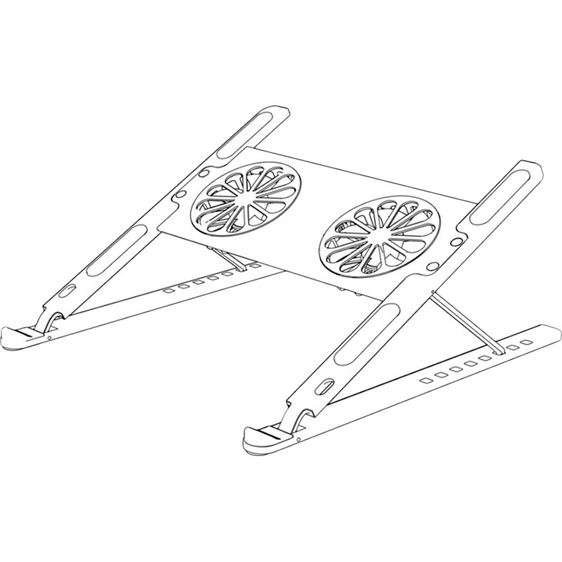 Подставка для ноутбука XOKO NST-101 Aluminium Silver (XK-NST-101-SL) Тип подставка