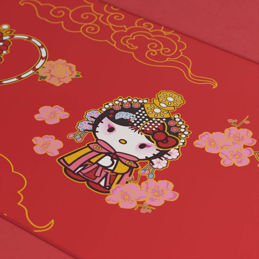 Коврик AKKO Hellokitty Peking Opera Deskmat A (6925758615297 Длина 400