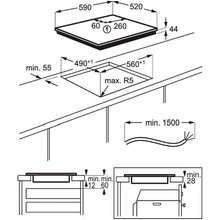 Варочная поверхность ELECTROLUX LIV63431BW