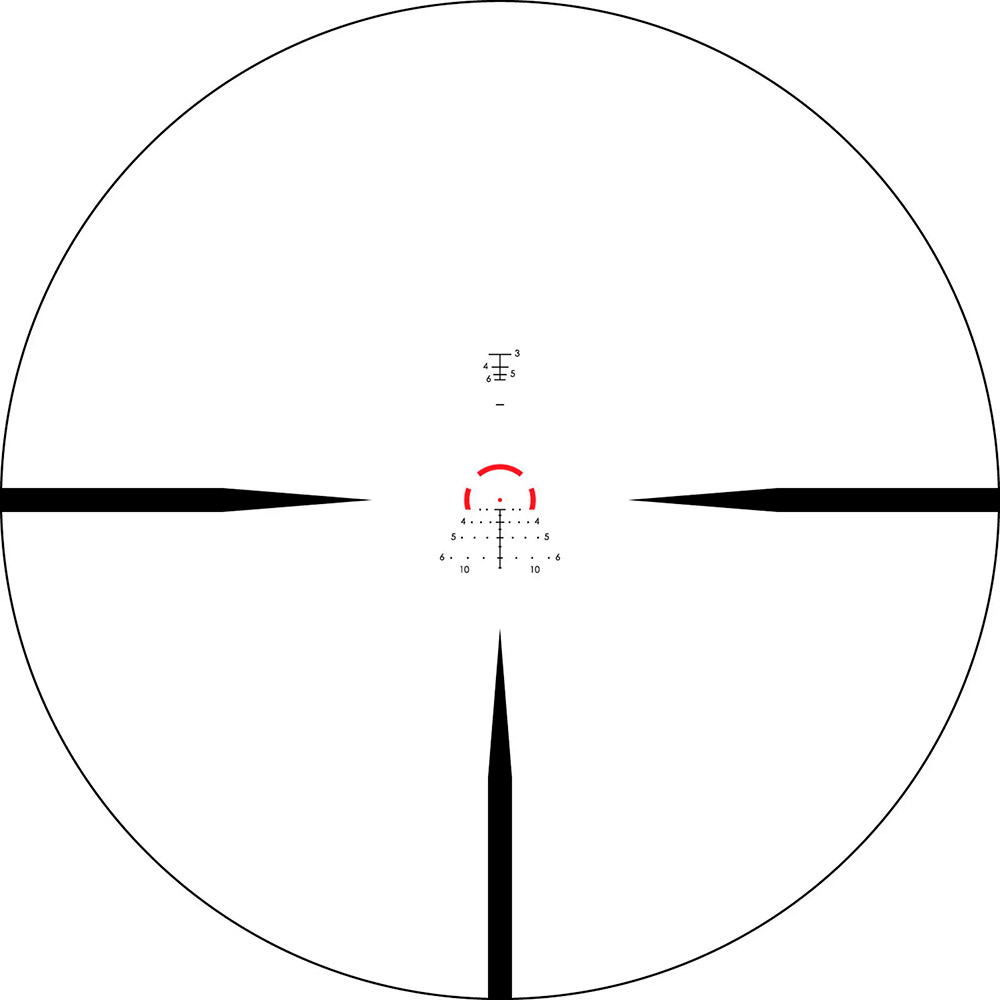 Оптичний приціл VORTEX Strike Eagle 1-6x24 AR-BDC3 MOA (SE-1624-2) Максимальна кратність, х 6