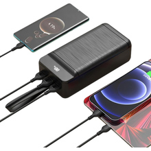 Powerbank XO PR156 30000 mAh 3-Input PD20W + QC22.5W with light Black (PR156_Black)