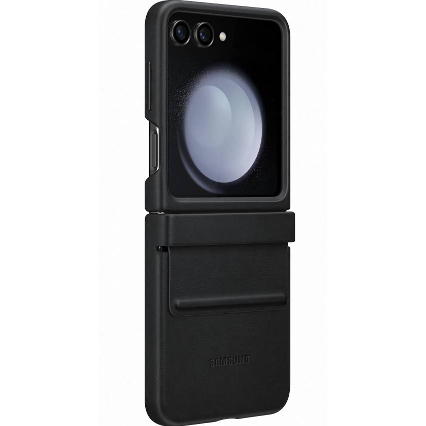 Чехол SAMSUNG для Galaxy Flip 5 Flap ECO-Leather Case Black (EF-VF731PBEGUA) Цвет черный