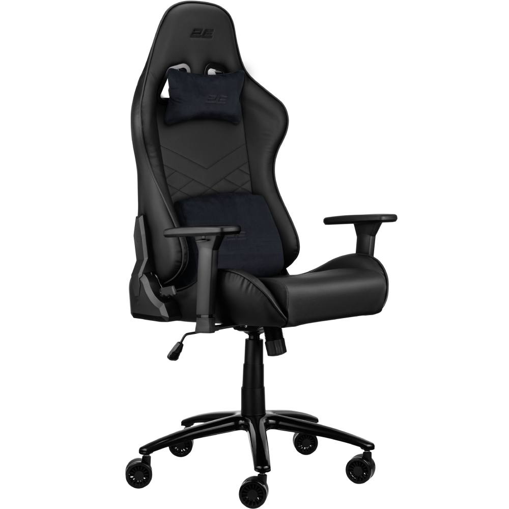 Крісло 2E GAMING Chair BUSHIDO Black/Black Матеріал корпусу метал