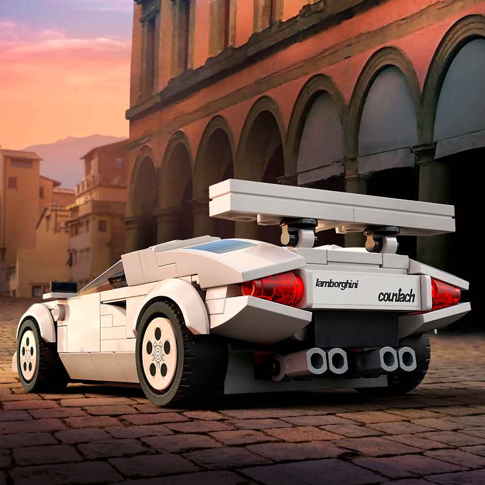 Конструктор LEGO Speed Champions Lamborghini Countach 262 деталі (76908) Тип транспорту гоночний автомобіль