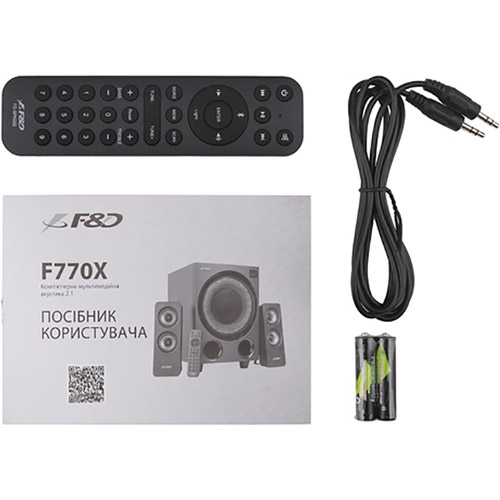 В Фокстрот Колонки F&D 2.1 F770X Black