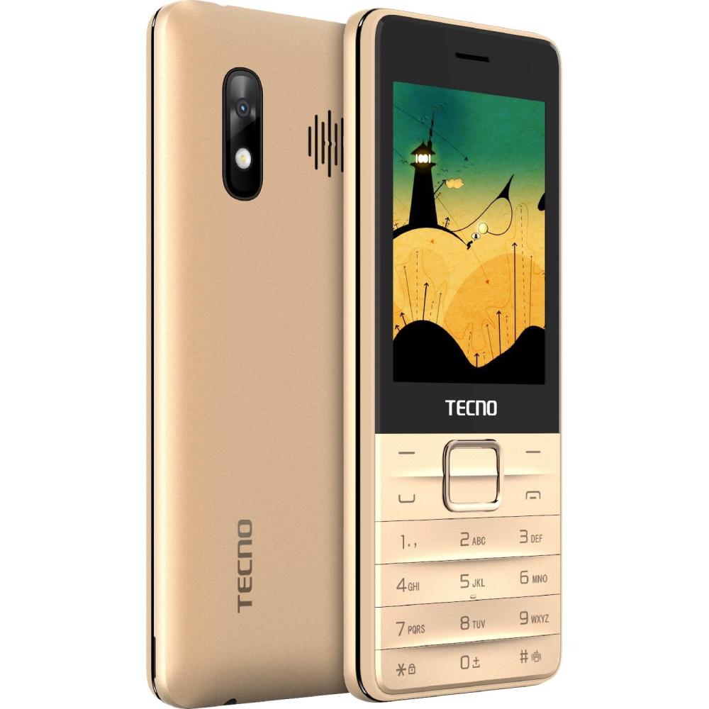 Внешний вид Мобильный телефон TECNO T454 Dual SIM Champagne Gold (4895180745980)