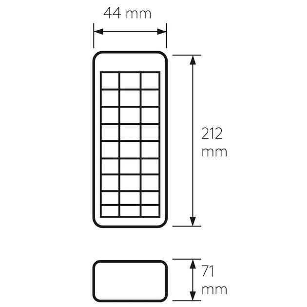 Світильник EUROLAM 30 SMD 6W 6500-7000K (EM-30SMD/6W) Тип живлення акумулятор