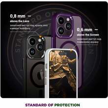 Чохол ArmorStandart Unit MagSafe для Apple iPhone 14 Pro Matte Clear Silver (ARM70437)