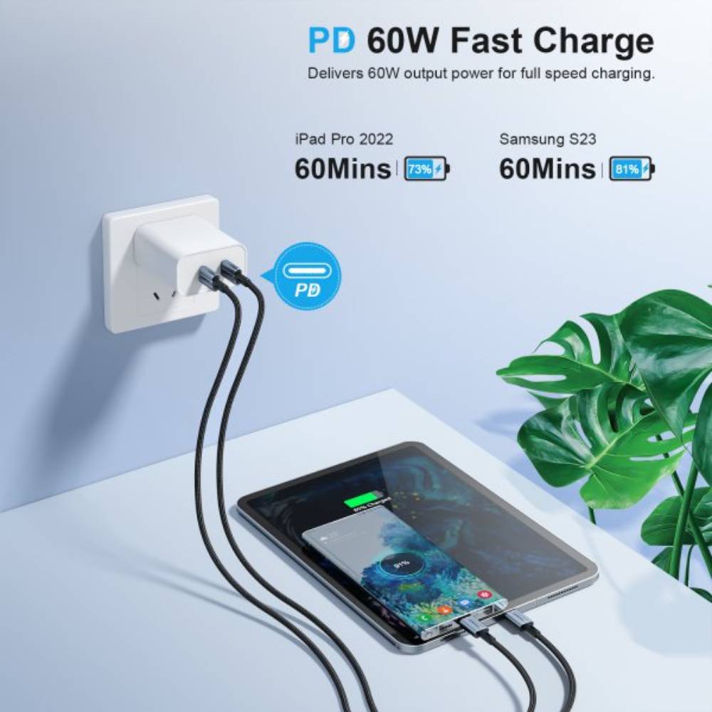 Зовнішній вигляд Кабель CHOETECH USB 2.0 XCC-1014-BK