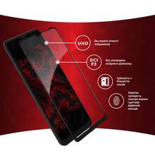 Защитное стекло Intaleo Full Glue для Samsung Galaxy A03 Black (1283126521638)