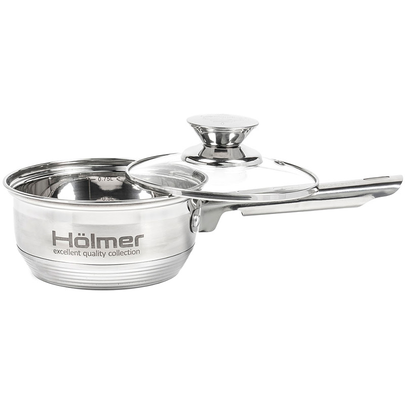 Сотейник HOLMER 1.5 л (SP-12515-SS) Кришка з кришкою