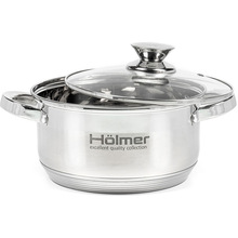 Набір каструль HOLMER 2.7+3.8+5+6 л (CS-1853-SS)