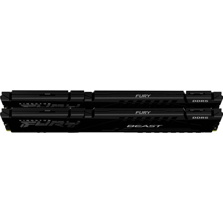 Набір KINGSTON FURY Beast 64GB DDR5 6000MHz EXPO Black (KF560C36BBEK2-64) Об'єм 64 Гб