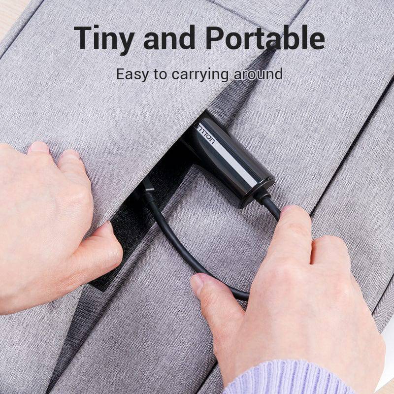 Сетевой адаптер VENTION USB3.1 Type-C - RJ45 Gigabit (CFBBB) Разъем 2 RJ45