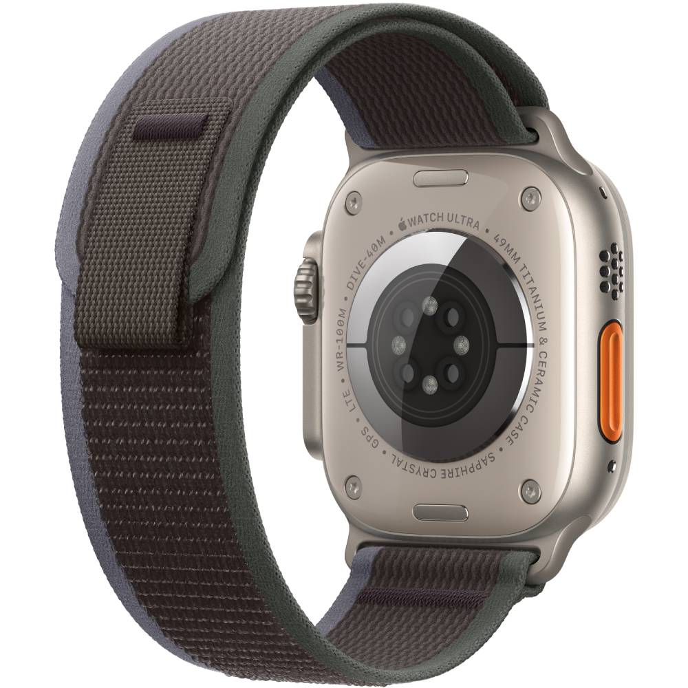 Смарт-часы APPLE Watch Ultra 2 GPS + Cellular, 49mm Titan Blue/Black Trail Loop - S/M (MRF53UL/A) Операционная система Watch OS