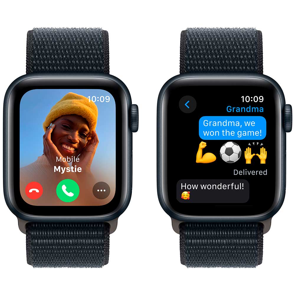 Смарт-часы APPLE Watch SE 2023 GPS 44mm Midnight Alum Midnight Sp/Loop (MREA3QP/A) Вид деятельности бег