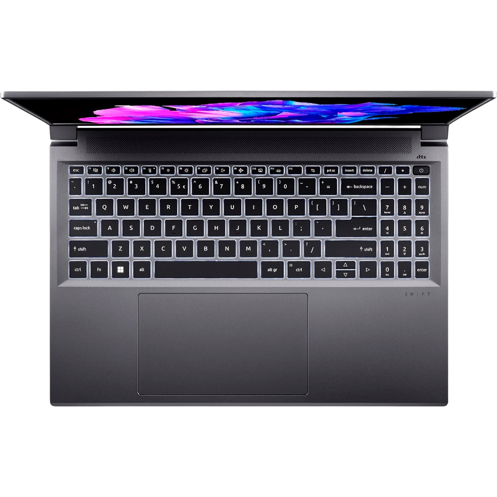 Внешний вид Ноутбук ACER Swift X SFX16-61G Grey (NX.KN8EU.004)