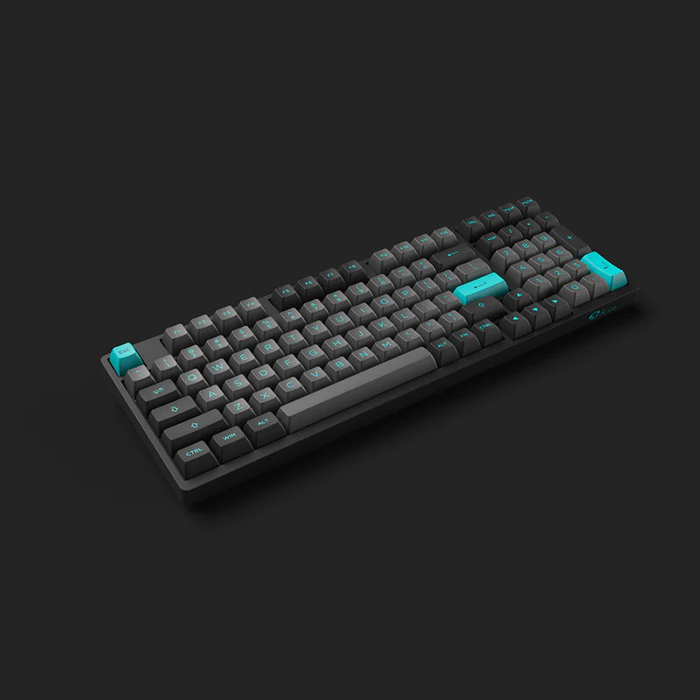 Клавіатура AKKO 3098B Black&Cyan CS Jelly White (6925758617635) Конструкція механічна