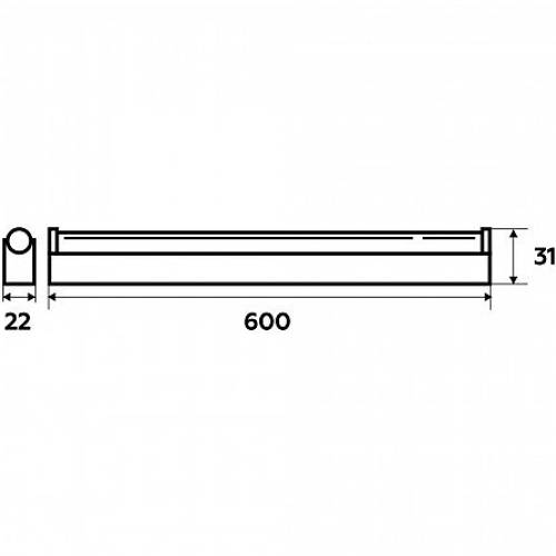 Светильник EUROLAMP LED IP44 7W 4000K (LED-BF-7/4) Тип питания от сети