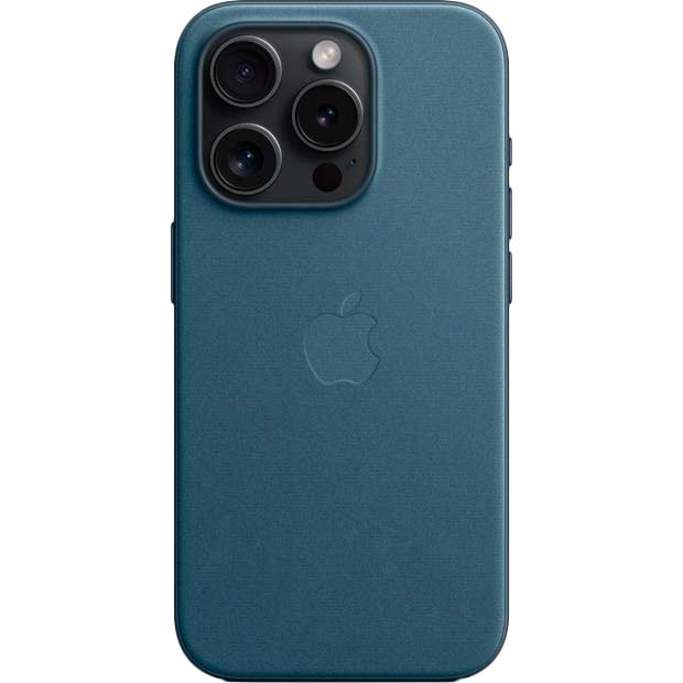 Чохол APPLE для iPhone 15 Pro FineWoven Case with MagSafe Pacific Blue (MT4Q3ZM/A) Колір синій