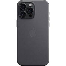Чохол APPLE для iPhone 15 Pro Max FineWoven Case with MagSafe Black (MT4V3ZM/A)