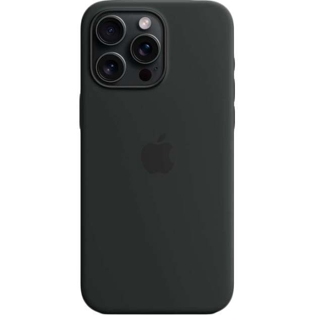 Чохол APPLE для iPhone 15 Pro Max Silicone Case with MagSafe Black (MT1M3ZM/A) Колір чорний