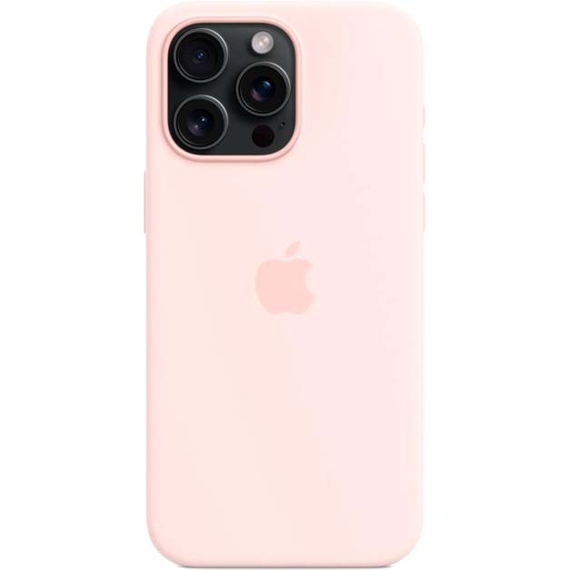 Чохол APPLE для iPhone 15 Pro Max Silicone Case with MagSafe Light Pink (MT1U3ZM/A) Колір рожевий