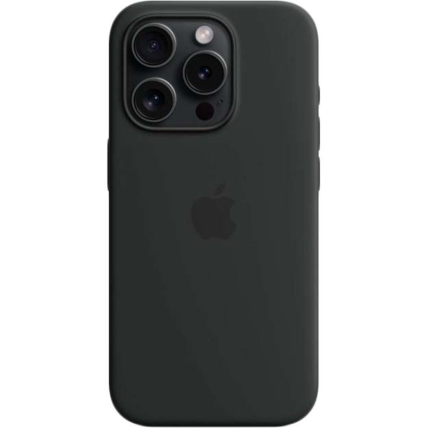 Чохол APPLE для iPhone 15 Pro Silicone Case with MagSafe Black (MT1A3ZM/A) Колір чорний
