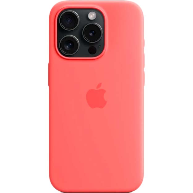 Чохол APPLE для iPhone 15 Pro Silicone Case with MagSafe Guava (MT1G3ZM/A) Колір рожевий