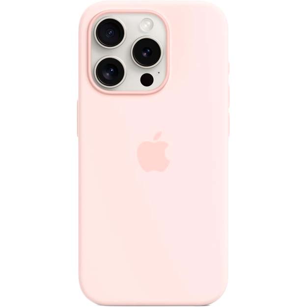 Чохол APPLE для iPhone 15 Pro Silicone Case with MagSafe Light Pink (MT1F3ZM/A) Колір рожевий