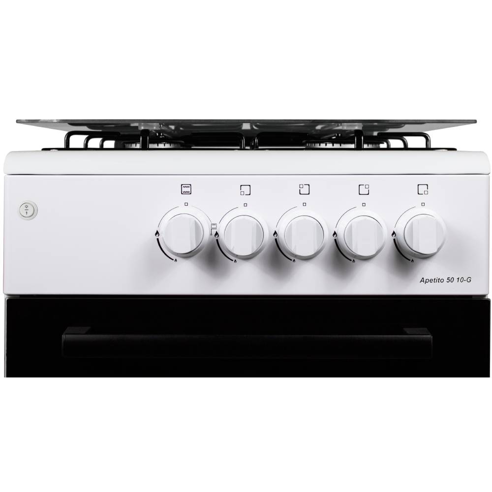 Плита газова ARTEL APETITO 50 10-G White Покриття варильної поверхні емаль