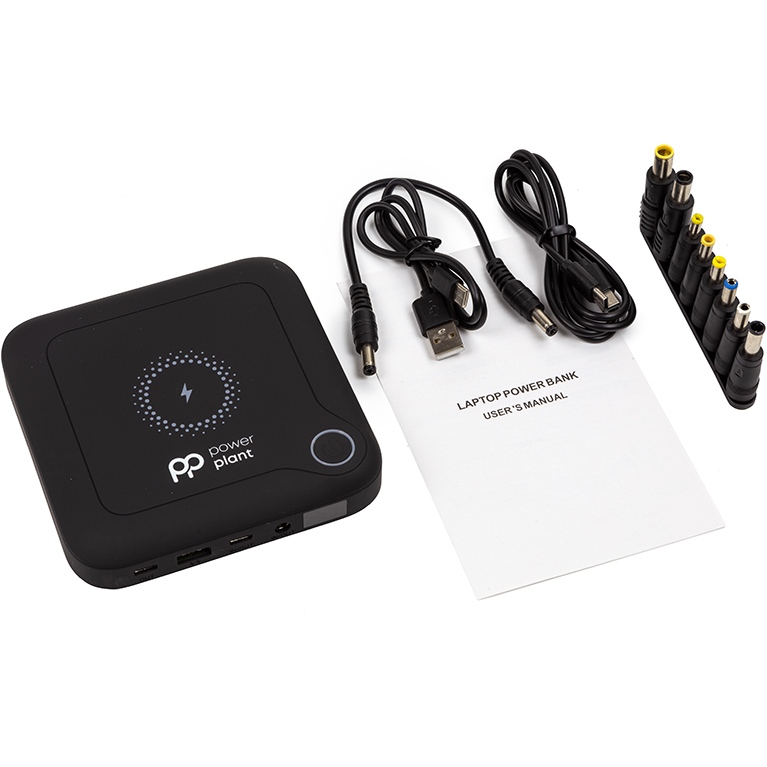 Powerbank POWERPLANT 24000 mAh PD 60W DC Wireless Black (PB930463) Ємність 24000