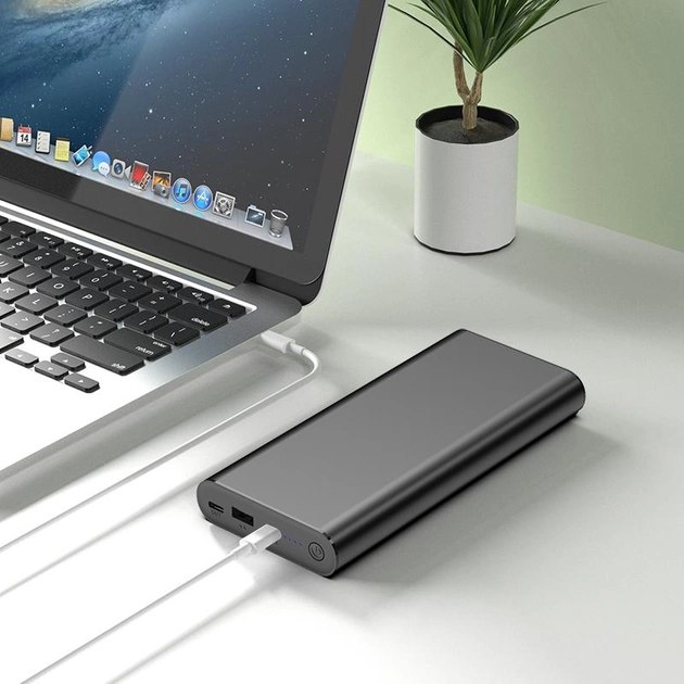 Powerbank POWERPLANT 26800 mAh PD 100W Black (PB930470) Емкость 26800