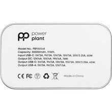 Powerbank POWERPLANT 30000 mAh 76W Silver (PB930548)