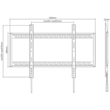Кронштейн HISMART для інтерактивного дисплея 60"-100" (HS081263)