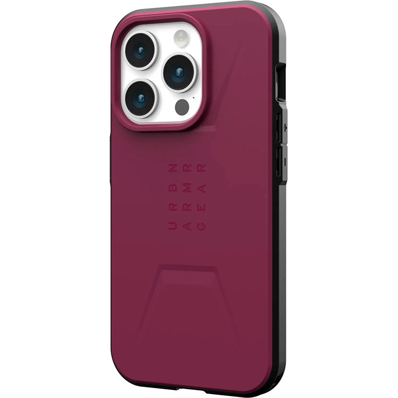 Чехол UAG Civilian Magsafe для Apple iPhone 15 Pro Bordeaux (114275119049) Цвет бордовый