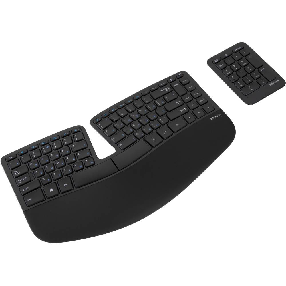 Комплект MICROSOFT Sculpt Ergonomic Desktop USB black (L5V-00017) Конструкція мембранна