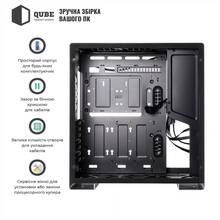 Корпус QUBE GRIFFIN Aluminum Silver Vertical GPU (QBU5S_WSNU3)