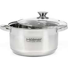 Набір каструль HOLMER 10 пр. (CS-11052-SS)