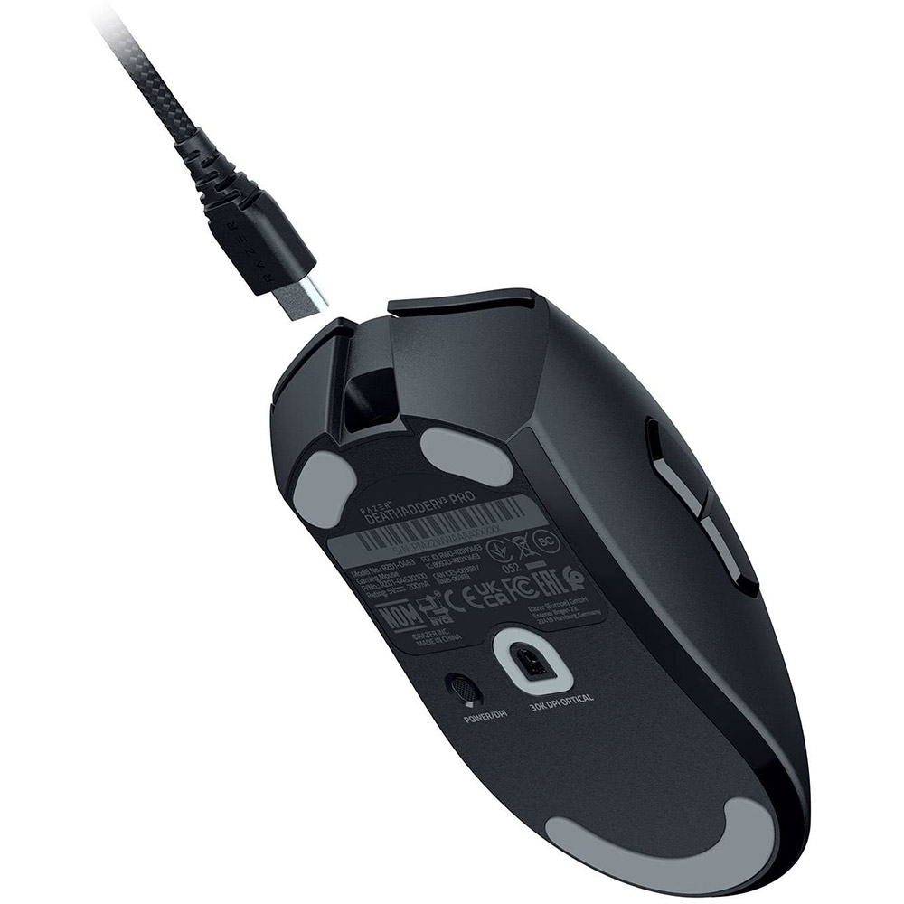 Мышь RAZER DeathAdder V3 PRO Wireless Black (RZ01-04630100-R3G1) Беспроводное подключение RF